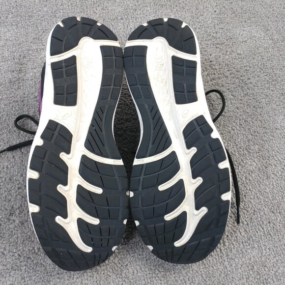 ASICS Gel Contend 8 Womens Size 9.5 Running Shoes Low Top Black Purple 1012B320 - Picture 2 of 10